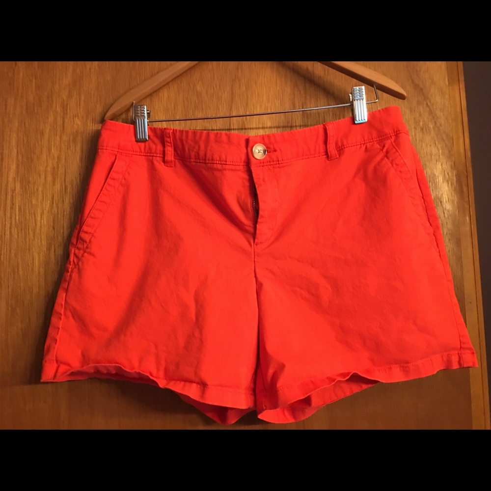 Size 12 Liz Claiborne orange shorts
